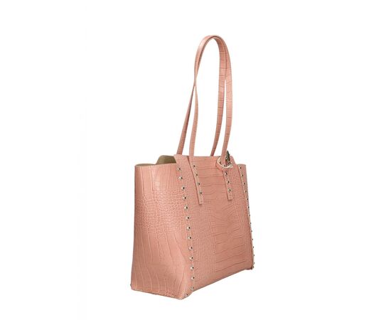 Купить Кожаная сумка Italian Bags Сумка На Каждый День Italian Bags 10083_roze Кожаная Розовый, фото , изображение 6, характеристики, отзывы