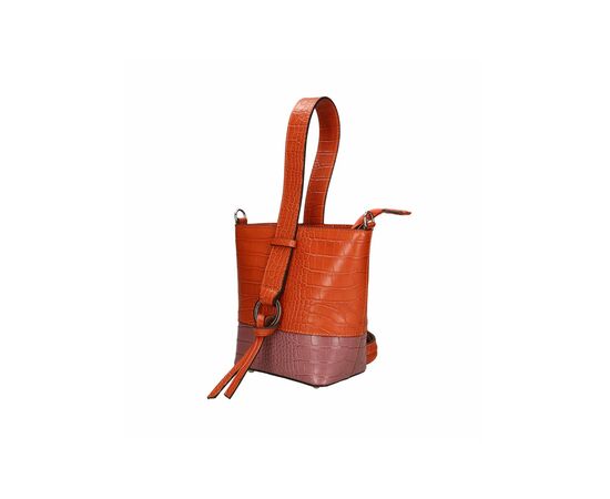 Купить Кожаная сумка Italian Bags Сумка На Каждый День Italian Bags 10359_orange Кожаная Оранжевый, фото , изображение 3, характеристики, отзывы