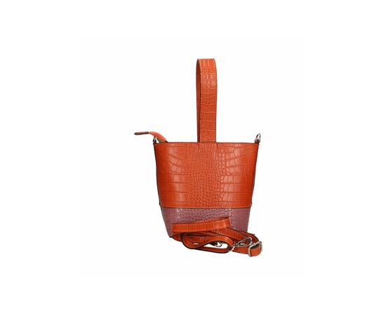 Купить Кожаная сумка Italian Bags Сумка На Каждый День Italian Bags 10359_orange Кожаная Оранжевый, фото , изображение 5, характеристики, отзывы