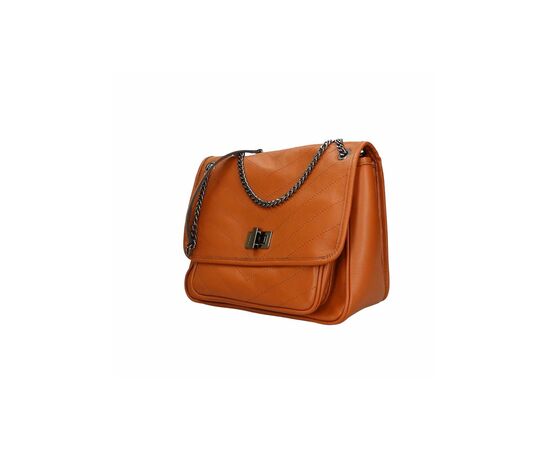 Придбати Кожаная сумка Italian Bags Клатч Italian Bags 10696_cuoio Кожаный Светло-коричневый, image , зображення 3, характеристики, відгуки