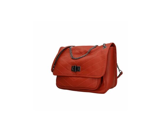 Купить Кожаная сумка Italian Bags Клатч Italian Bags 10696_papaya Кожаный Оранжевый, фото , изображение 3, характеристики, отзывы