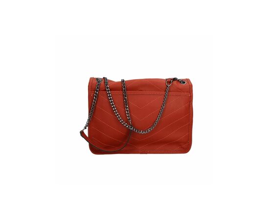 Купить Кожаная сумка Italian Bags Клатч Italian Bags 10696_papaya Кожаный Оранжевый, фото , изображение 5, характеристики, отзывы