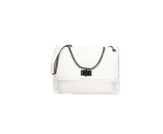 Купить Кожаная сумка Italian Bags Клатч Italian Bags 10696_white Кожаный Белый, фото , изображение 2, характеристики, отзывы