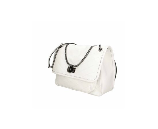 Купить Кожаная сумка Italian Bags Клатч Italian Bags 10696_white Кожаный Белый, фото , изображение 3, характеристики, отзывы