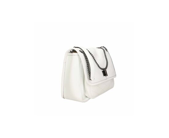 Купить Кожаная сумка Italian Bags Клатч Italian Bags 10696_white Кожаный Белый, фото , изображение 6, характеристики, отзывы