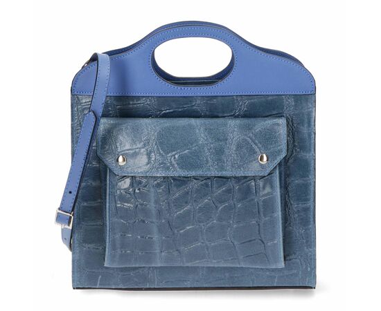 Купить Кожаная сумка Italian Bags Деловая Сумка Italian Bags 11100_blue Кожаная Синий, фото , изображение 5, характеристики, отзывы