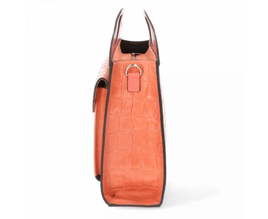 Купить Кожаная сумка Italian Bags Деловая Сумка Italian Bags 11100_corale Кожаная Kоралловый, фото , изображение 3, характеристики, отзывы