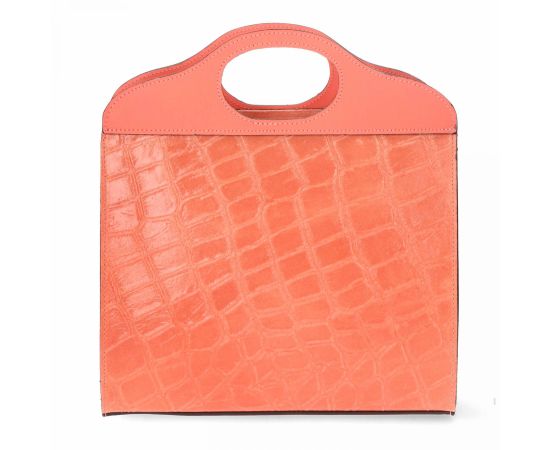 Купить Кожаная сумка Italian Bags Деловая Сумка Italian Bags 11100_corale Кожаная Kоралловый, фото , изображение 4, характеристики, отзывы
