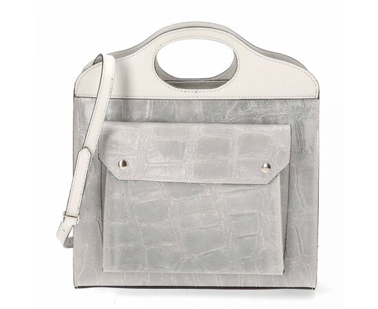 Купить Кожаная сумка Italian Bags Деловая Сумка Italian Bags 11100_white Кожаная Белый, фото , изображение 5, характеристики, отзывы