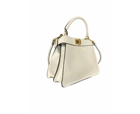 Купить Кожаная сумка Italian Bags Деловая Сумка Italian Bags 111086_white Кожаная Белый, фото , изображение 2, характеристики, отзывы