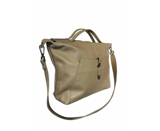 Купить Кожаная сумка Italian Bags Деловая Сумка Italian Bags 111802_taupe Кожаная Серо-коричневый, фото , изображение 2, характеристики, отзывы