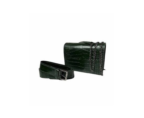 Придбати Кожаная сумка Italian Bags Клатч Italian Bags 11487_dark_green Кожаный Зеленый, image , зображення 2, характеристики, відгуки