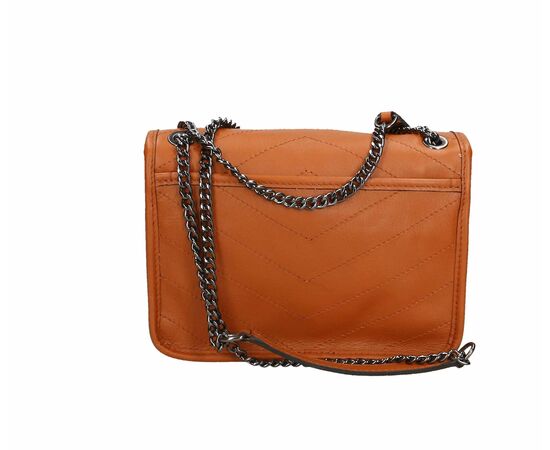 Купить Кожаная сумка Italian Bags Клатч Italian Bags 11694_cuoio Кожаный Коньячный, фото , изображение 5, характеристики, отзывы