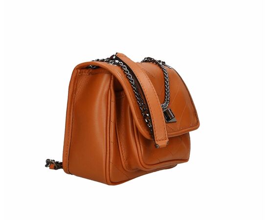 Купить Кожаная сумка Italian Bags Клатч Italian Bags 11694_cuoio Кожаный Коньячный, фото , изображение 6, характеристики, отзывы