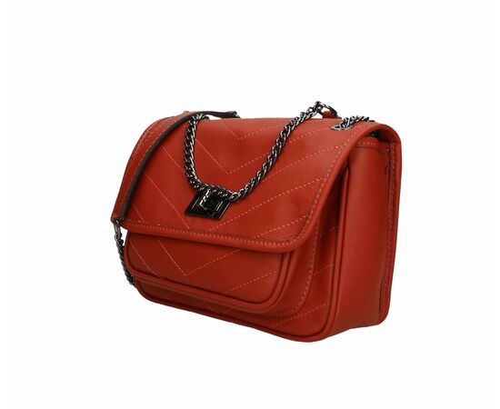 Купить Кожаная сумка Italian Bags Клатч Italian Bags 11694_papaya Кожаный Оранжевый, фото , изображение 3, характеристики, отзывы