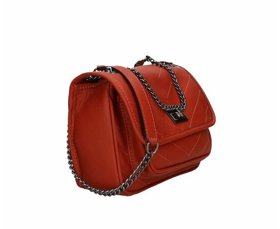 Купить Кожаная сумка Italian Bags Клатч Italian Bags 11694_papaya Кожаный Оранжевый, фото , изображение 6, характеристики, отзывы