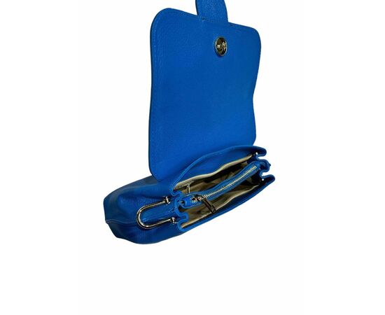 Купить Кожаная сумка Italian Bags Клатч Italian Bags 11696_blue Кожаный Синий, фото , изображение 4, характеристики, отзывы