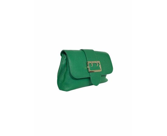 Купить Кожаная сумка Italian Bags Клатч Italian Bags 11696_green Кожаный Зеленый, фото , изображение 2, характеристики, отзывы