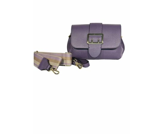 Купить Кожаная сумка Italian Bags Клатч Italian Bags 11696_viola Кожаный Синий, фото , характеристики, отзывы