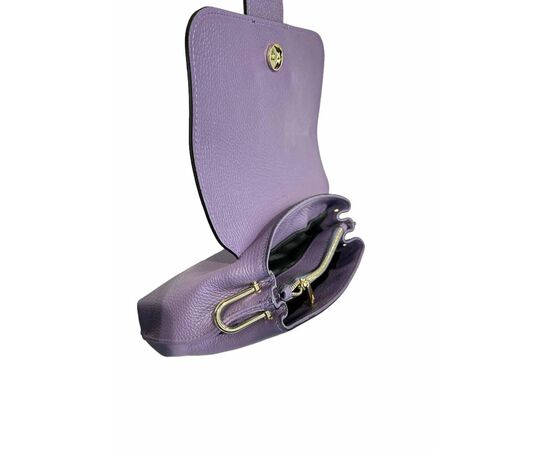 Купить Кожаная сумка Italian Bags Клатч Italian Bags 11696_viola Кожаный Синий, фото , изображение 4, характеристики, отзывы