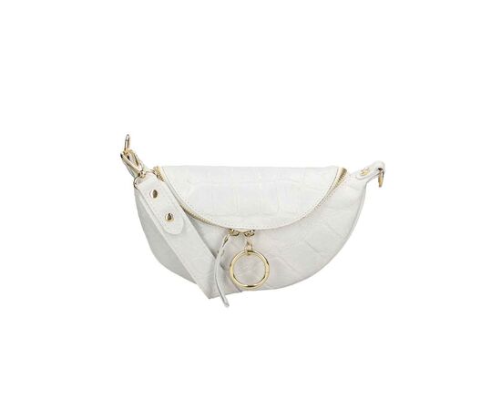 Купить Кожаная сумка Italian Bags Клатч Italian Bags 11697_white Кожаный Белый, фото , изображение 2, характеристики, отзывы