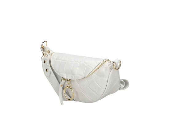 Купить Кожаная сумка Italian Bags Клатч Italian Bags 11697_white Кожаный Белый, фото , изображение 3, характеристики, отзывы