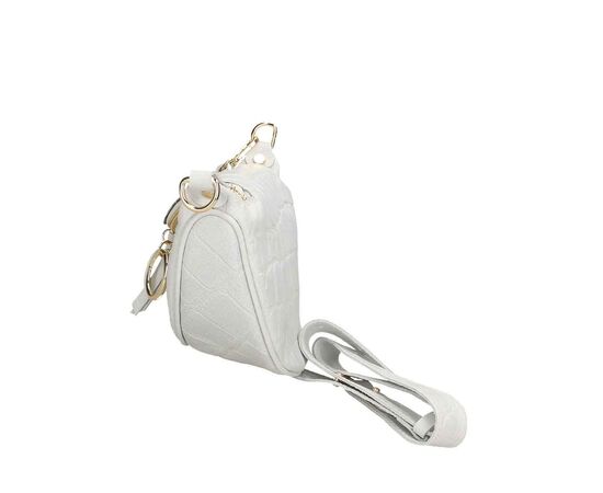 Купить Кожаная сумка Italian Bags Клатч Italian Bags 11697_white Кожаный Белый, фото , изображение 4, характеристики, отзывы