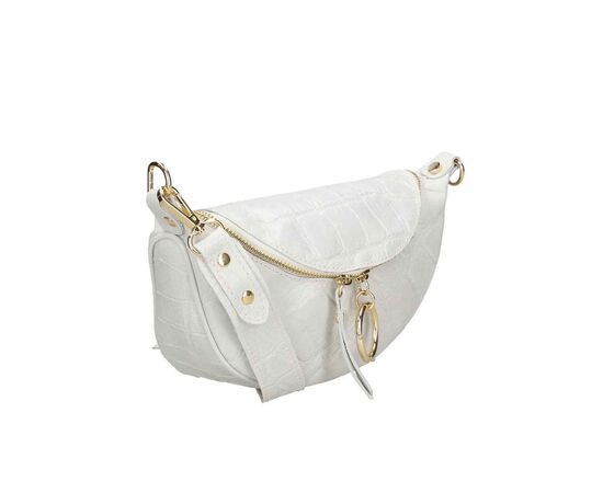 Купить Кожаная сумка Italian Bags Клатч Italian Bags 11697_white Кожаный Белый, фото , изображение 6, характеристики, отзывы