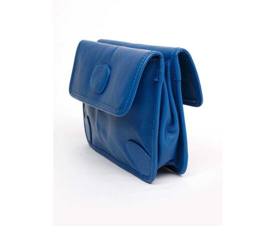 Купить Кожаная сумка Italian Bags Клатч Italian Bags 11725_blue Кожаный Синий, фото , изображение 2, характеристики, отзывы