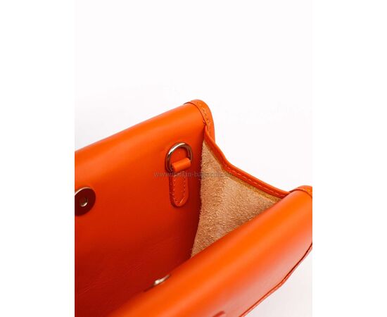 Купить Кожаная сумка Italian Bags Клатч Italian Bags 11725_orange Кожаный Оранжевый, фото , изображение 4, характеристики, отзывы