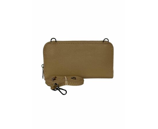 Придбати Кожаная сумка Italian Bags Клатч Italian Bags 11797_taupe Кожаный Серо-коричневый, image , зображення 3, характеристики, відгуки