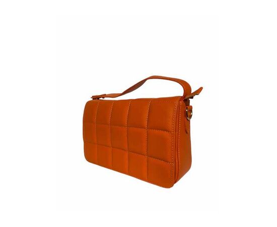 Купить Кожаная сумка Italian Bags Клатч Italian Bags 11813_orange Кожаный Оранжевый, фото , изображение 2, характеристики, отзывы