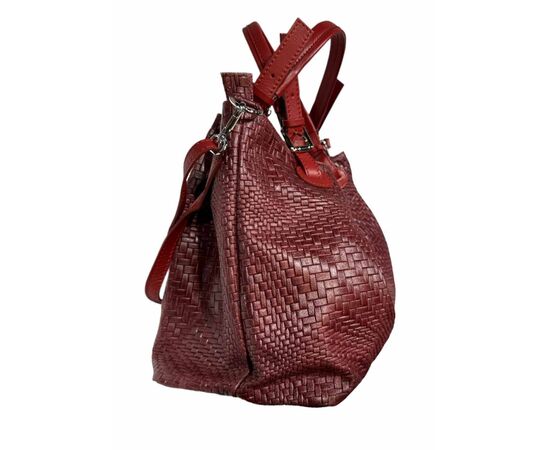 Купить Кожаная сумка Italian Bags Сумка На Каждый День Italian Bags 11875_red Кожаная Красный, фото , изображение 3, характеристики, отзывы