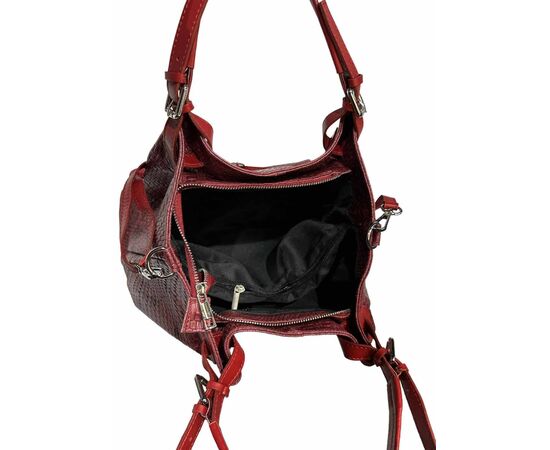 Купить Кожаная сумка Italian Bags Сумка На Каждый День Italian Bags 11875_red Кожаная Красный, фото , изображение 4, характеристики, отзывы