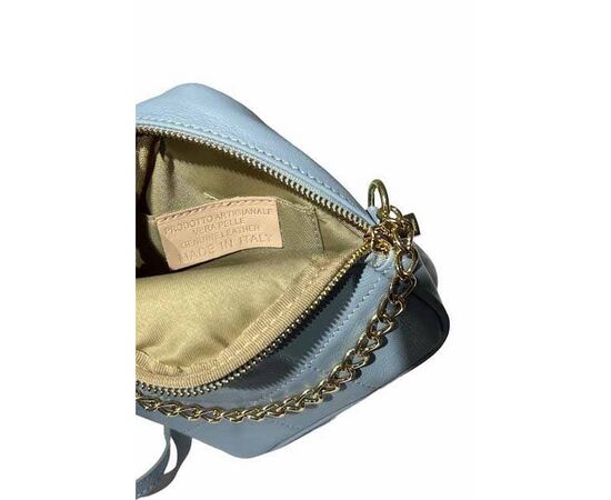 Купить Кожаная сумка Italian Bags Клатч Italian Bags 11890_light_blue Кожаный Синий, фото , изображение 2, характеристики, отзывы