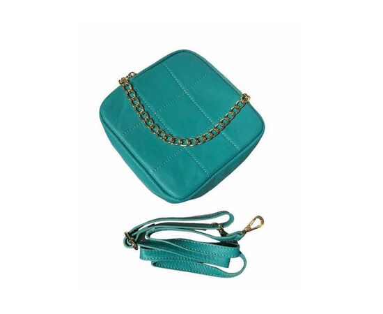 Купить Кожаная сумка Italian Bags Клатч Italian Bags 11890_tiffany Кожаный Зеленый, фото , характеристики, отзывы