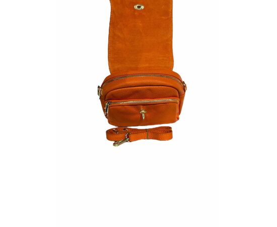 Придбати Кожаная сумка Italian Bags Клатч Italian Bags 11946_orange Кожаный Оранжевый, image , зображення 3, характеристики, відгуки