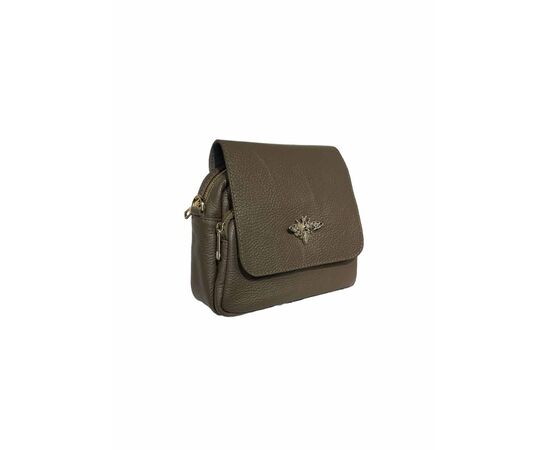 Купить Кожаная сумка Italian Bags Клатч Italian Bags 11946_taupe Кожаный Серо-коричневый, фото , изображение 2, характеристики, отзывы