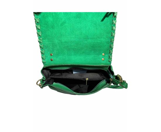 Купить Кожаная сумка Italian Bags Сумка На Каждый День Italian Bags 11963_green Кожаная Зеленый, фото , изображение 5, характеристики, отзывы