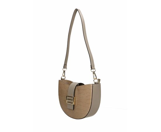 Купить Кожаная сумка Italian Bags Клатч Italian Bags 1218_taupe Кожаный Таупе, фото , изображение 3, характеристики, отзывы