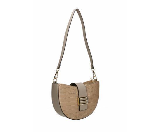 Купить Кожаная сумка Italian Bags Клатч Italian Bags 1218_taupe Кожаный Таупе, фото , изображение 6, характеристики, отзывы