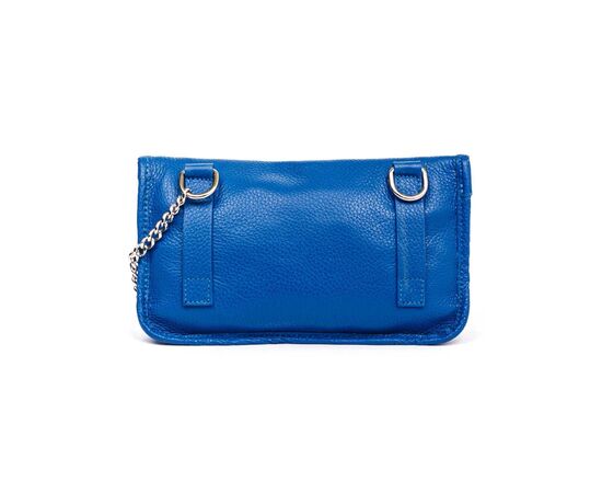 Купить Кожаная сумка Italian Bags Клатч Italian Bags 1277_blue Кожаный Синий, фото , изображение 4, характеристики, отзывы