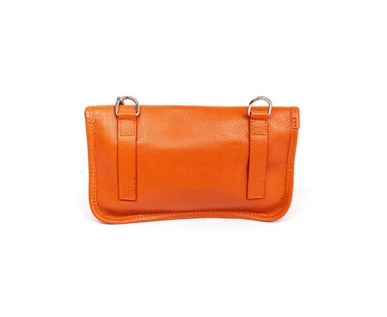 Купить Кожаная сумка Italian Bags Клатч Italian Bags 1277_orange Кожаный Оранжевый, фото , изображение 5, характеристики, отзывы