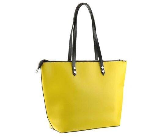 Купить Кожаная сумка Italian Bags Деловая Сумка Italian Bags 13345_lemon Кожаная Лимонный, фото , изображение 2, характеристики, отзывы