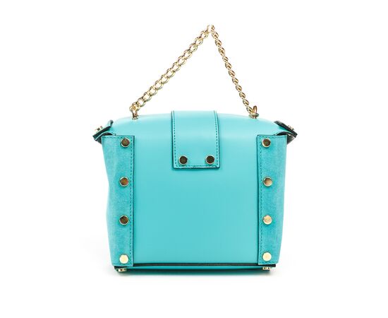 Купить Кожаная сумка Italian Bags Клатч Italian Bags 1666_tiffany Кожаный Зеленый, фото , изображение 2, характеристики, отзывы