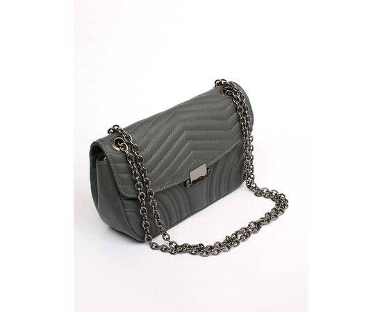 Купить Кожаная сумка Italian Bags Клатч Italian Bags 1807_gray Кожаный Серый, фото , изображение 4, характеристики, отзывы