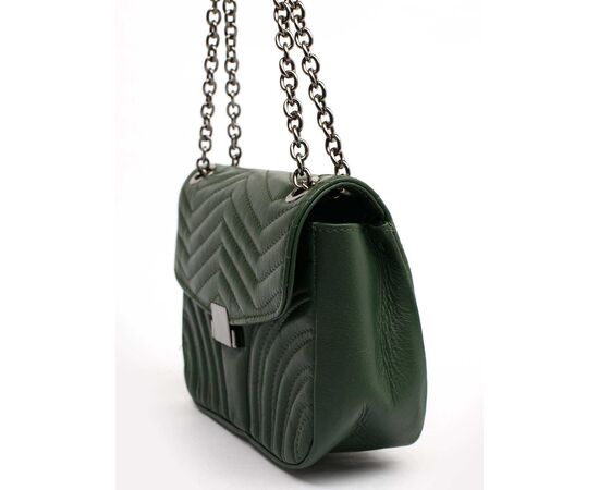 Купить Кожаная сумка Italian Bags Клатч Italian Bags 1807_green Кожаный Зеленый, фото , изображение 3, характеристики, отзывы