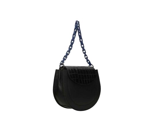 Купить Кожаная сумка Italian Bags Клатч Italian Bags 1966_black Кожаный Черный, фото , изображение 6, характеристики, отзывы