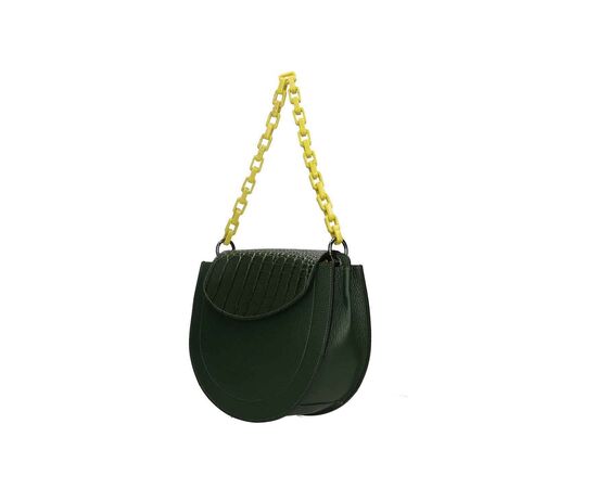 Купить Кожаная сумка Italian Bags Клатч Italian Bags 1966_green Кожаный Зеленый, фото , изображение 3, характеристики, отзывы