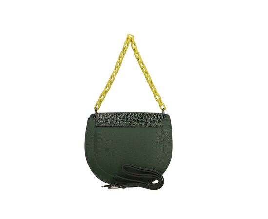 Купить Кожаная сумка Italian Bags Клатч Italian Bags 1966_green Кожаный Зеленый, фото , изображение 5, характеристики, отзывы